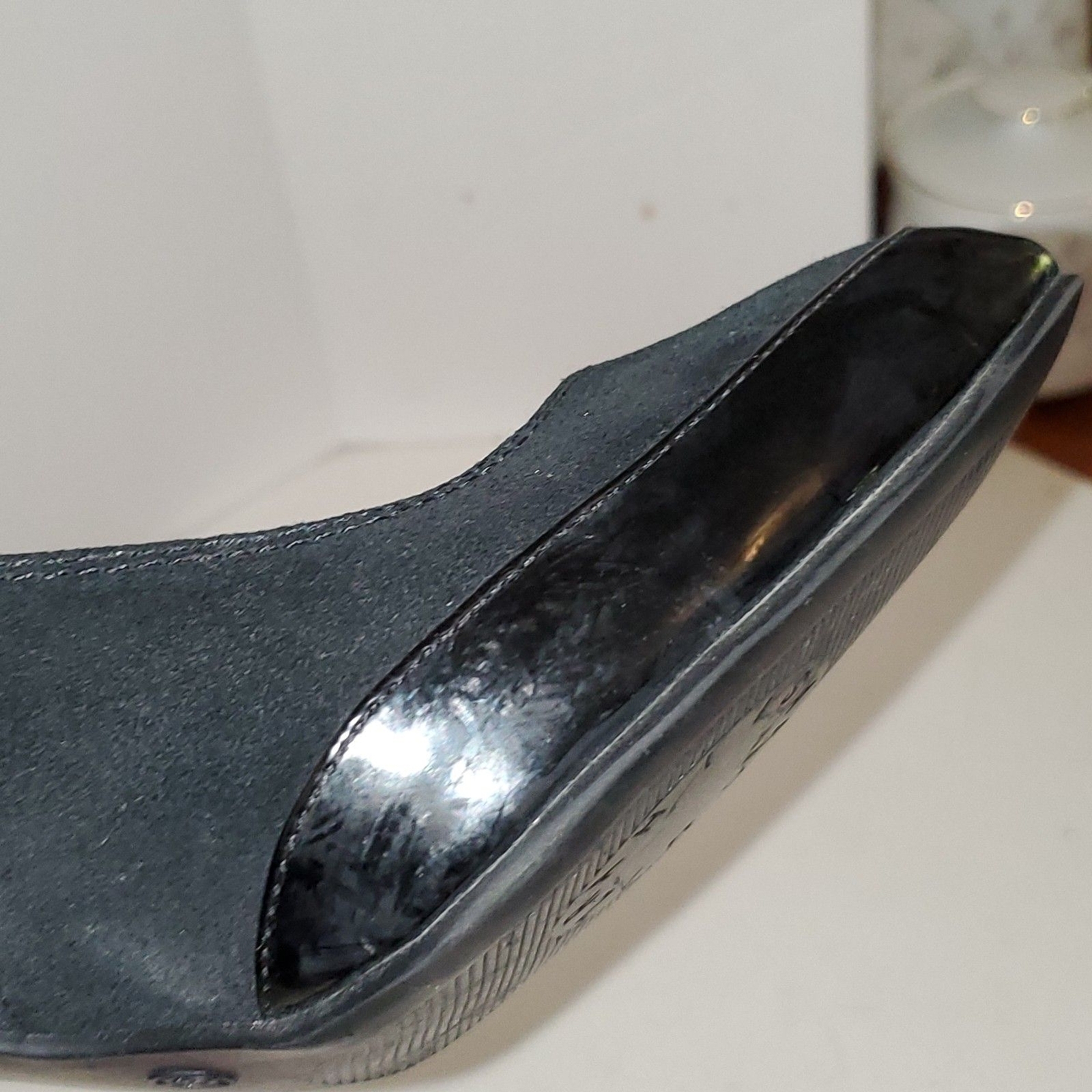 Isaac Mizrahi For Target Women’s Pumps Black Suede and Faux Patent Leather 9.5