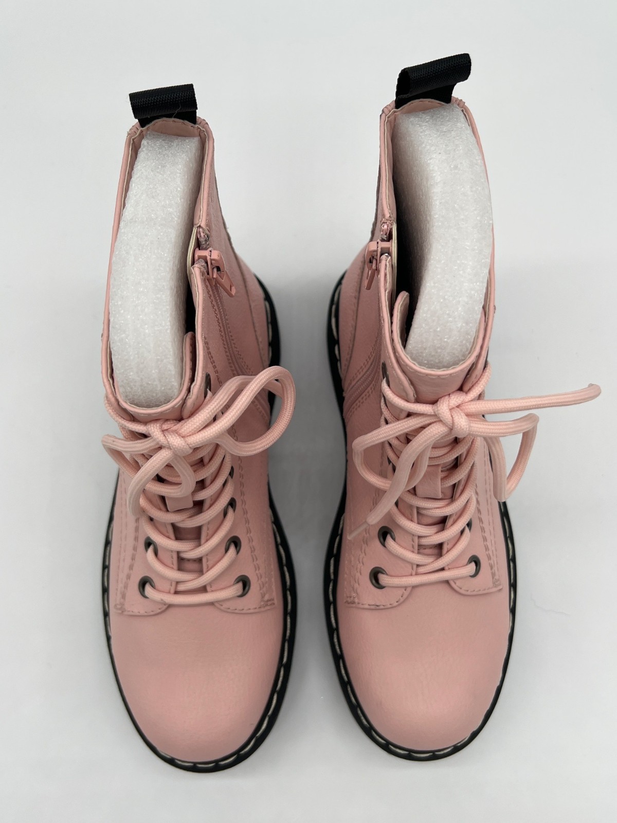 Unionbay Pink Hayden Lace-Up Combat Boots Size 6M