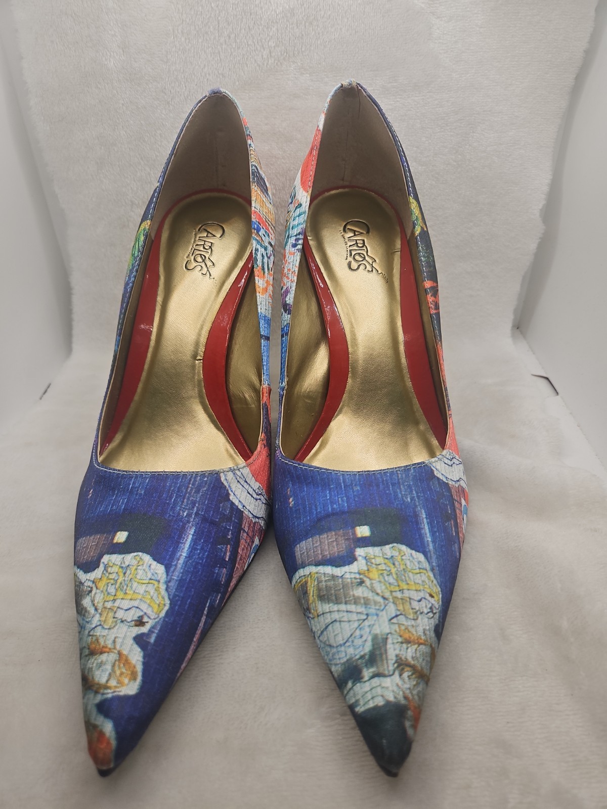 Carlos By Carlos Santana Womens Size 8 M Pounce Multicolor Pump