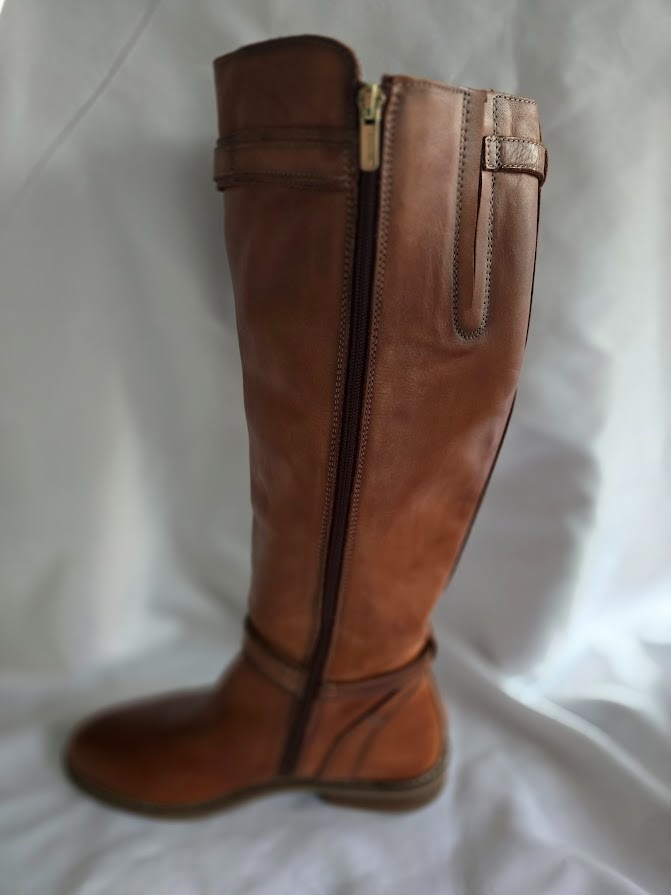 Pikolinos Aldaya 7612401-36 Boots Brandy Leather Knee High Womens sz 11 EU 42