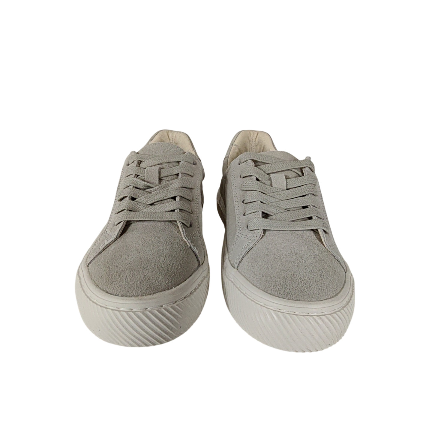 Quince Women Italian Suede Everyday Sneaker Almond 7
