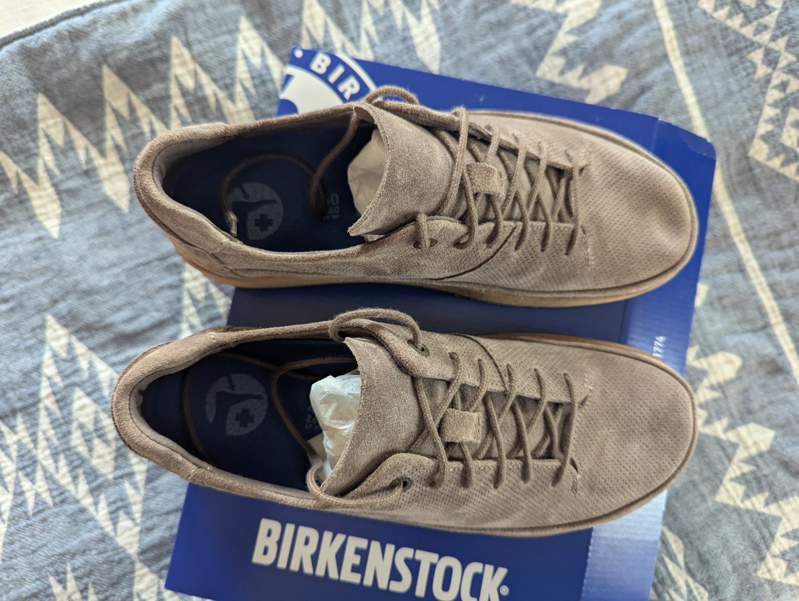 Birkenstock Honnef Light Suede Gray Taupe W9-9.5, M 7-7.5, EU40, medium/narrow