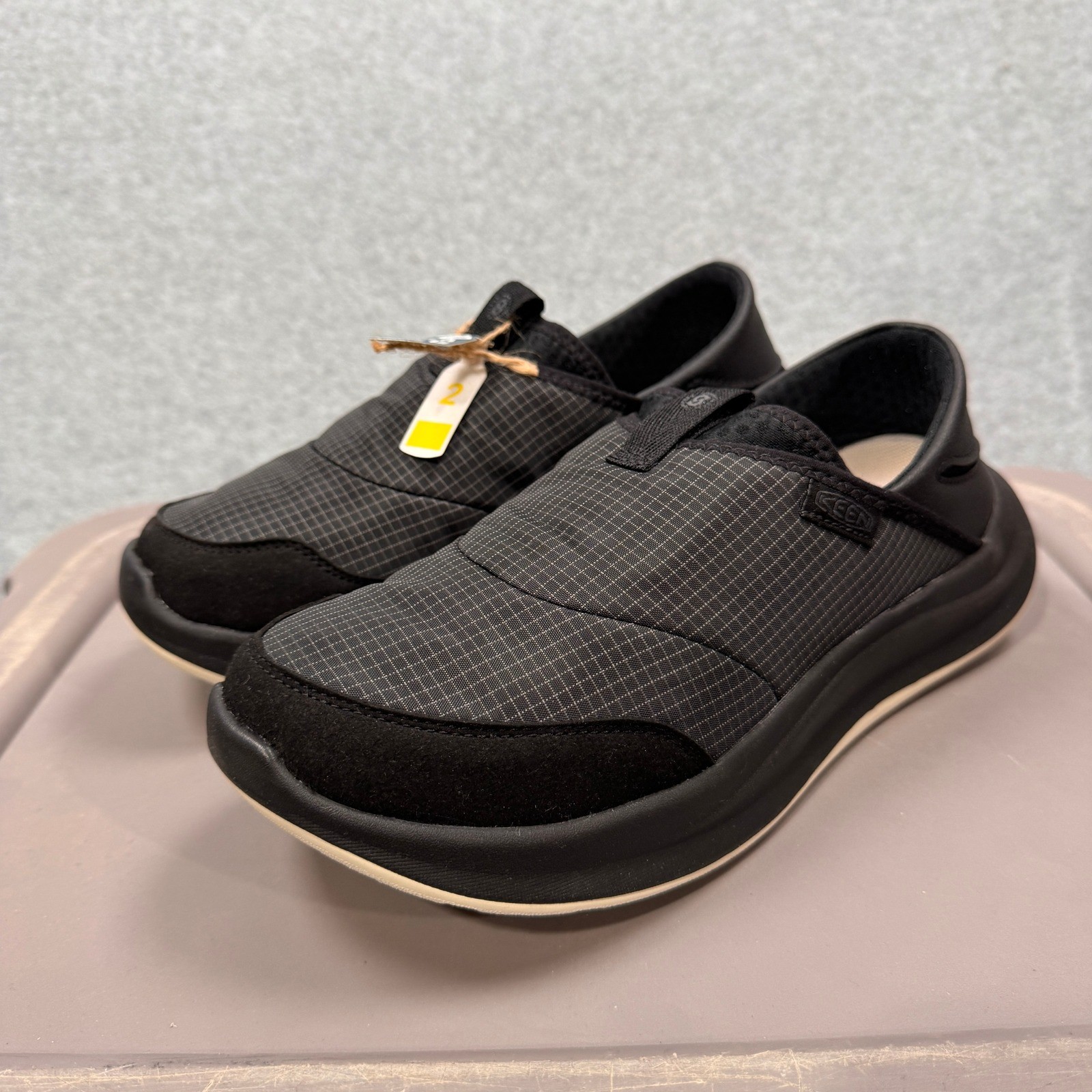 KEEN Shoes Womens Size 7 Black Whyser Recycled Slip On 1031151 NEW without Box