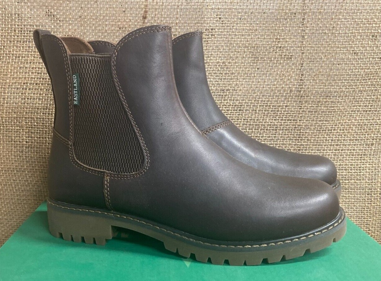 NIB Eastland 3113-79M Women’s Ida Chelsea Walnut Ankle Boot
