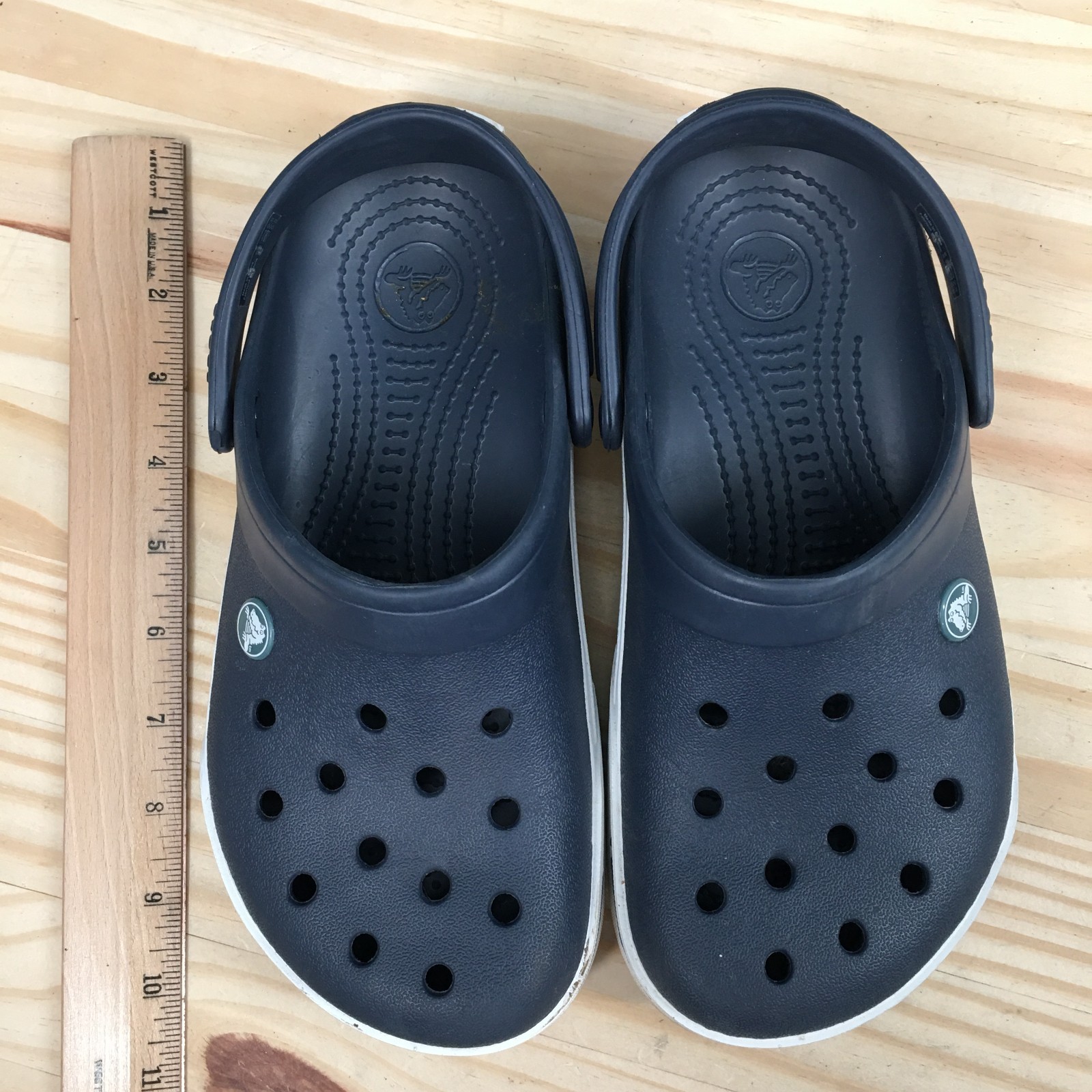 Crocs Crocband II Sporty Clogs Sandals Mens 6 Womens 8 Blue Croslite 11989