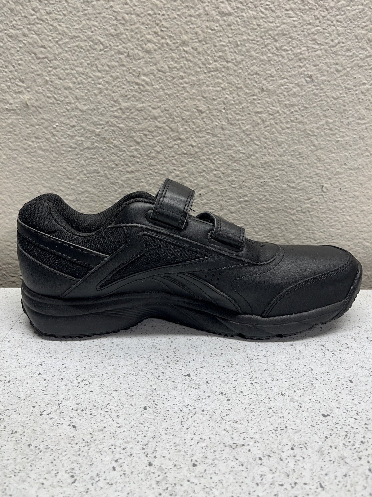 Reebok Unisex Adults Hook & Loop Closure Workwear Sneaker Shoes, Size W8 & Black