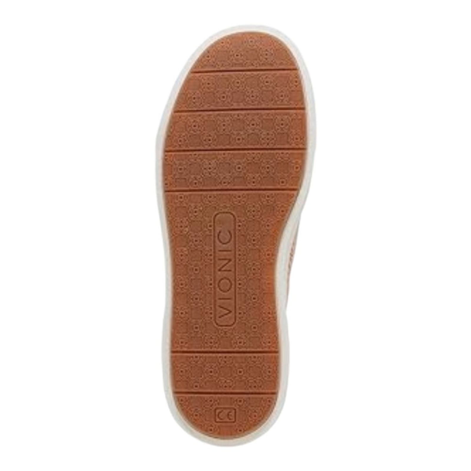 Vionic Kimmie Perf Roze Coral Laser Cut Arch Support Slip on Sneaker Shoe 7.5