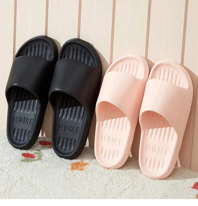 Soft Slippers Couples Home Outdoor Slipper Summer Women Bedroom Thick Bottom Sho