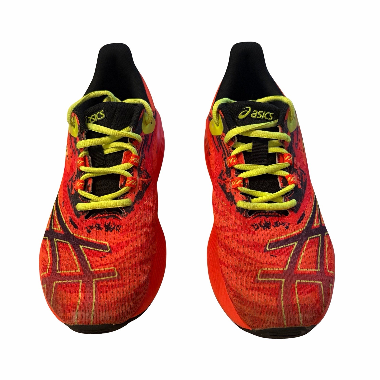 ASICS Noosa Tri 13 Running Shoes Womens 5 Orange Neon Lightweight Trainer