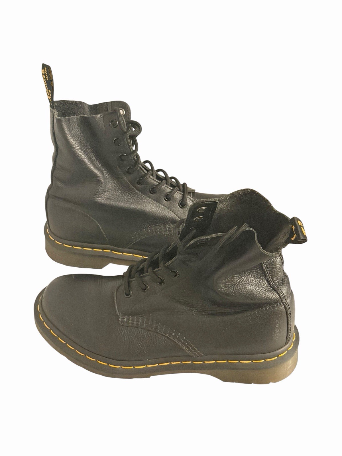 Dr. Martens Pascal 1460 Virginia Leather Boots for Women Size US 8L Black