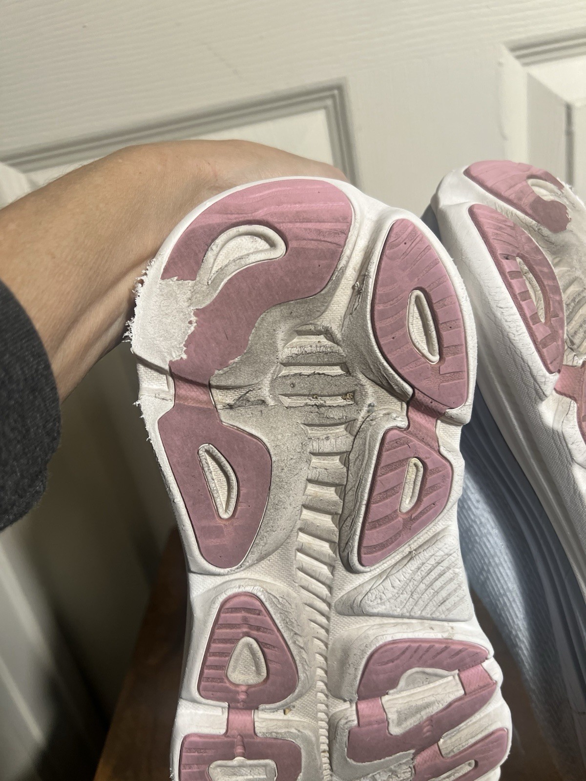 HOKA Womens Gaviota 5 Sea Ice Pink Twilight 1134235-SCP Has Wear See Pictures