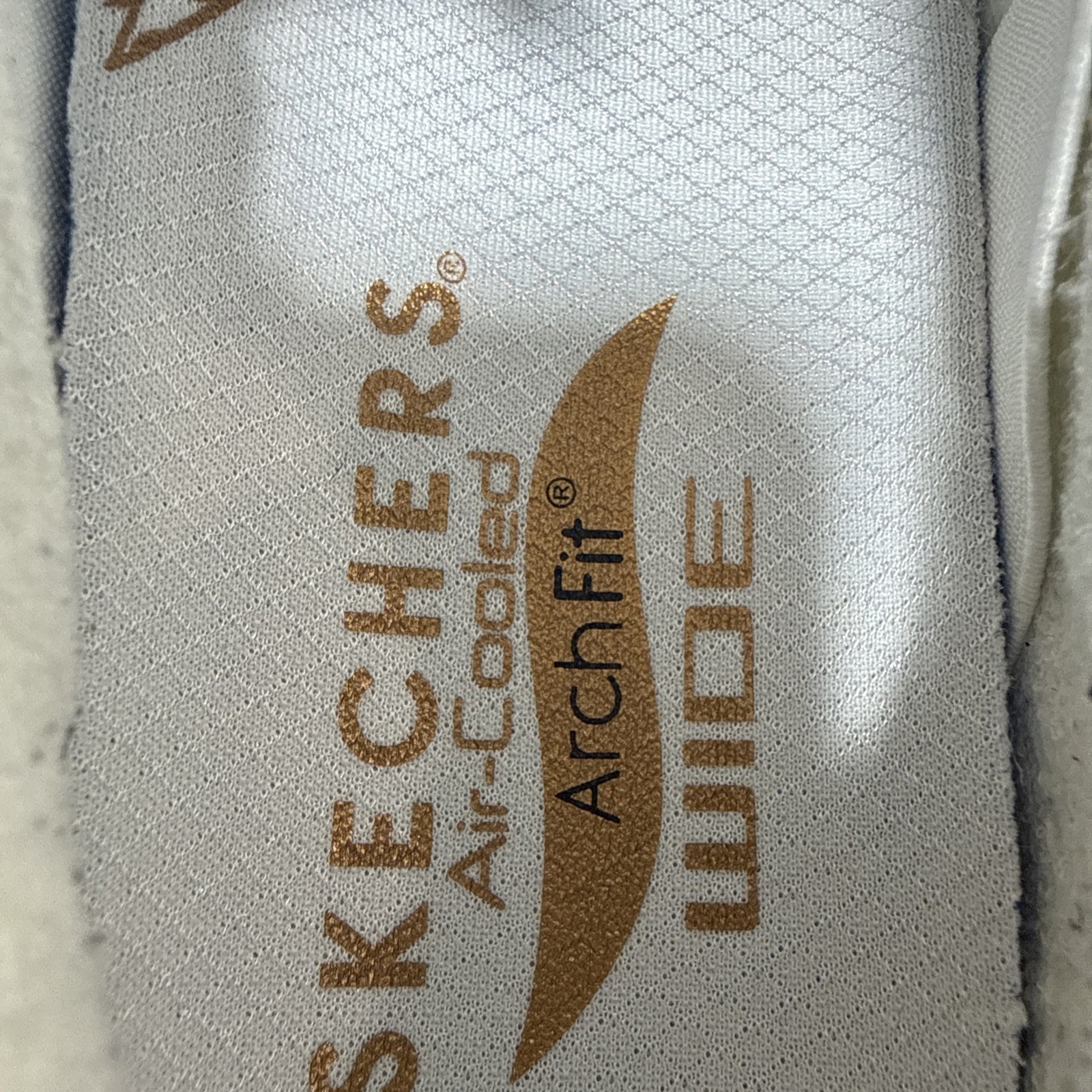 Skechers Women 8.5 Wide Arch Fit Arcade 177190W White Casual Shoes Low CLEAN