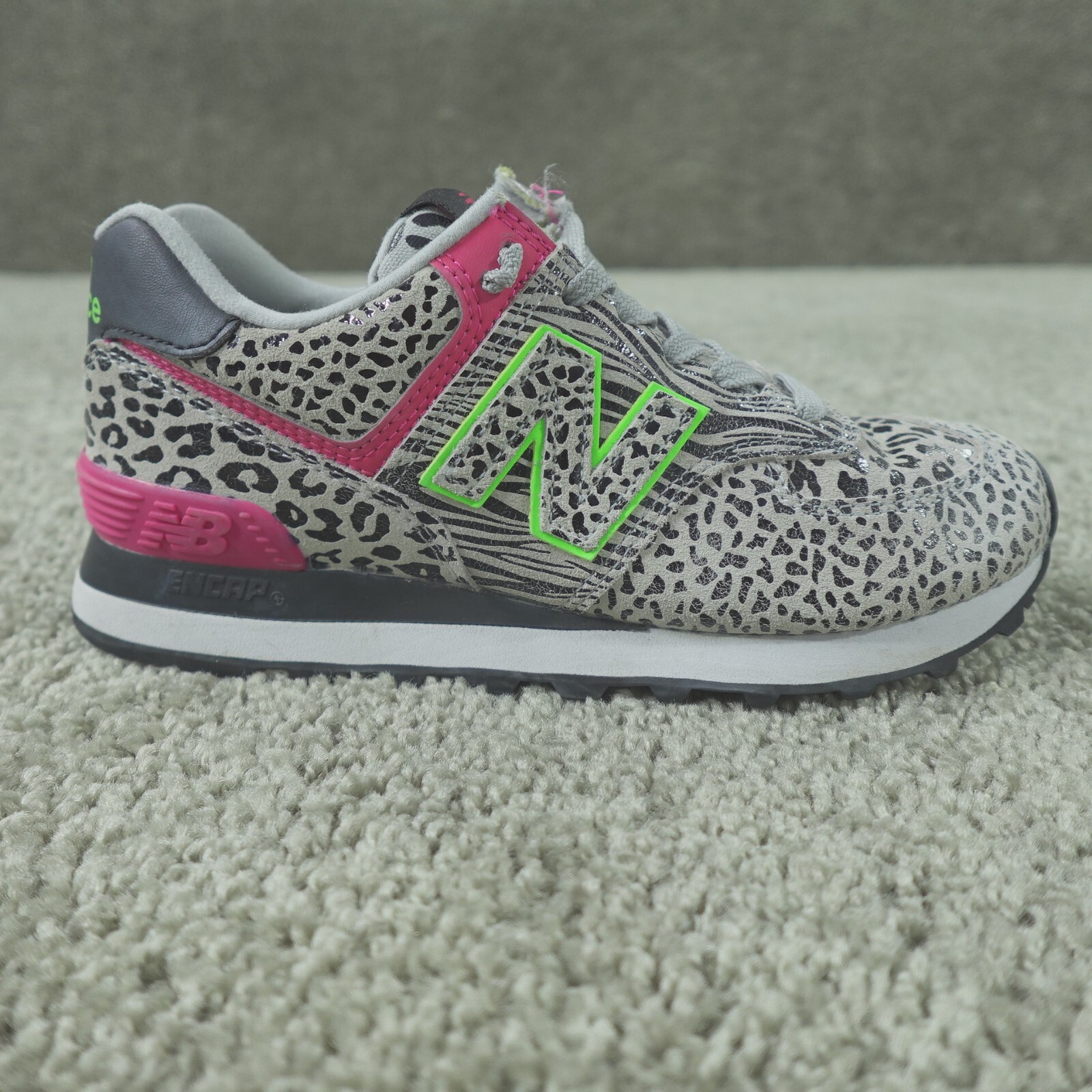 New Balance 574 Shoes Women’s 6.5 Sneakers Leopard Cheetah Animal Print WL574ANA