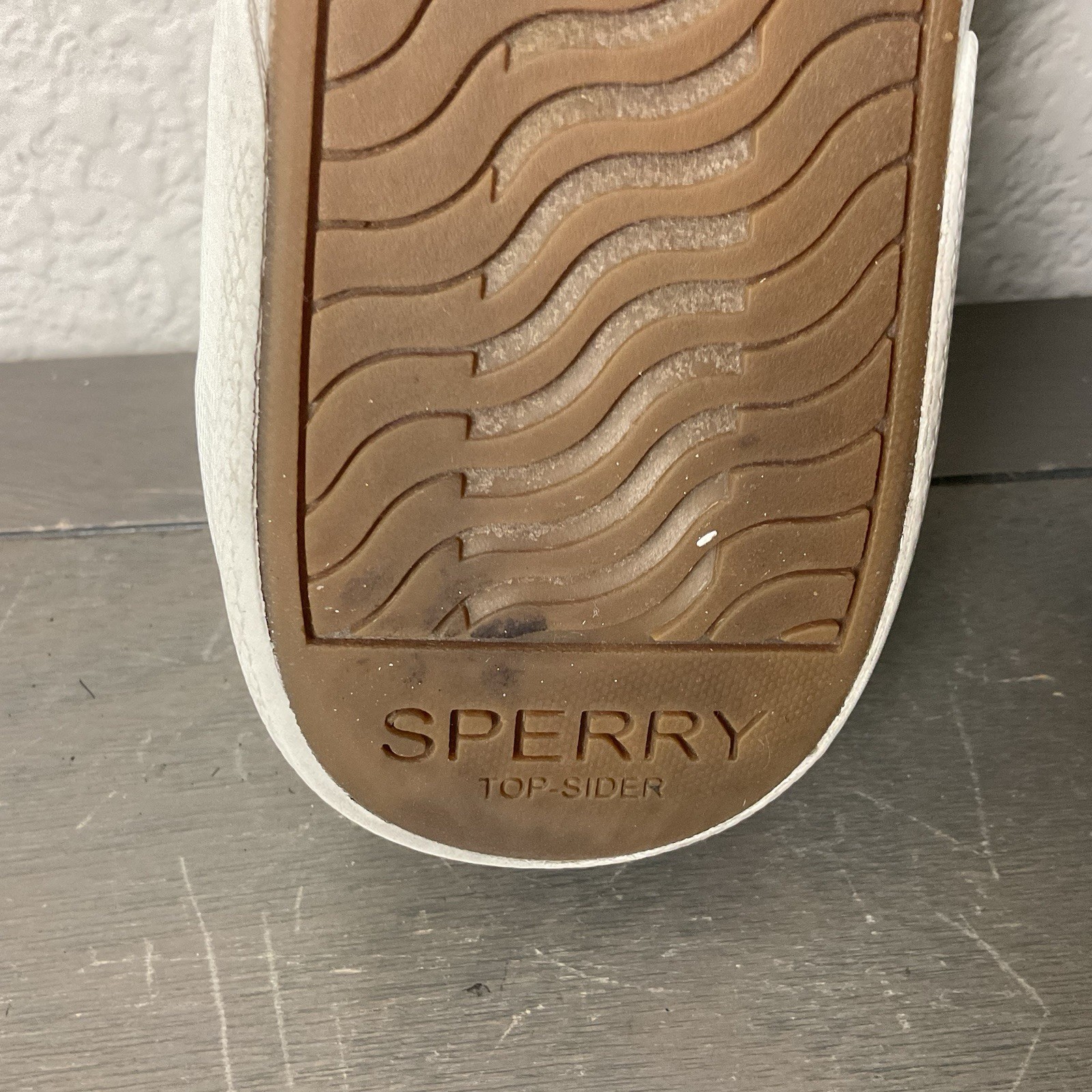 Sperry Women’s Gray Canvas Pier Wave LTT Low Top Sneakers/Shoes Sz 9.5 STS85103