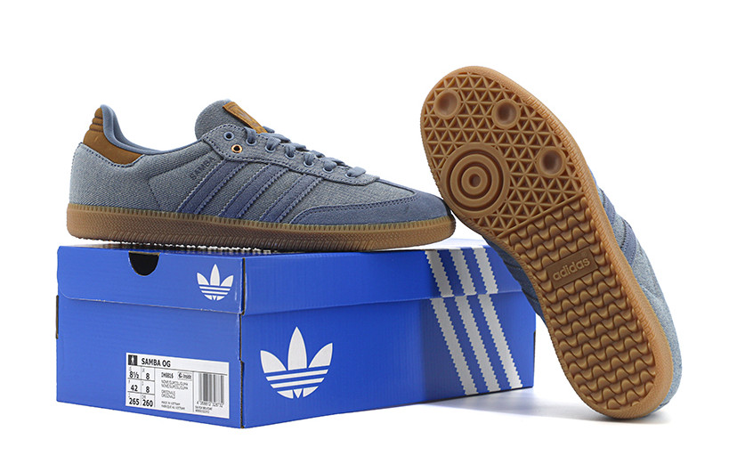 Adidas Originals Samba OG Denim Unisex Casual Shoes Lifestyle Sneakers IH6816