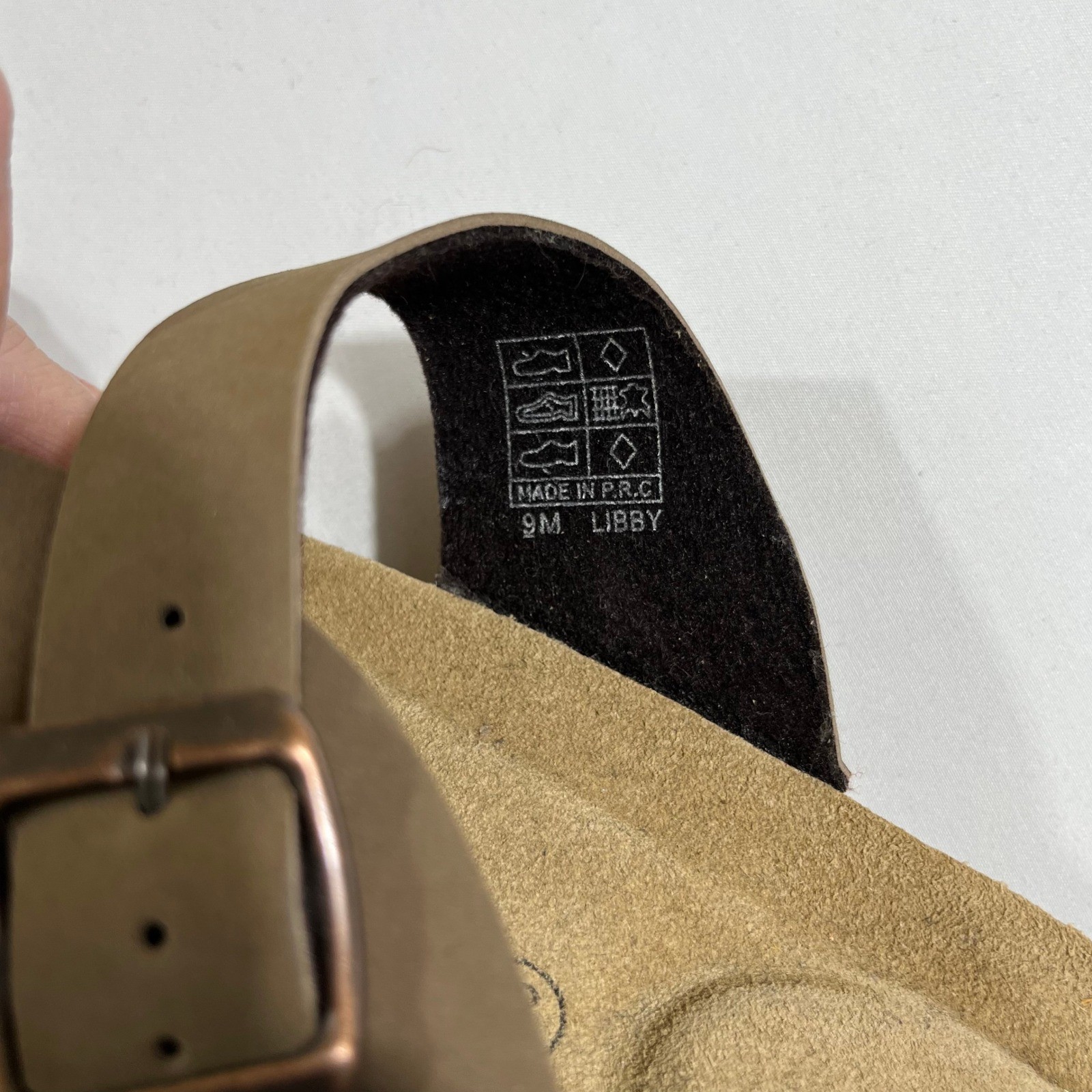 Cushionaire Libby Sandals Women 9M Brown Braided Cork Footbed Slide