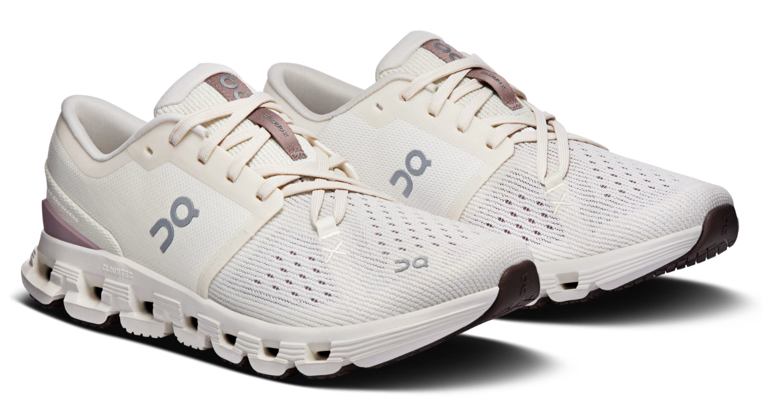 SALE On Running Cloud X 4 3WE30074740 IVORY HERON Pink Women’s Running ALL SIZES
