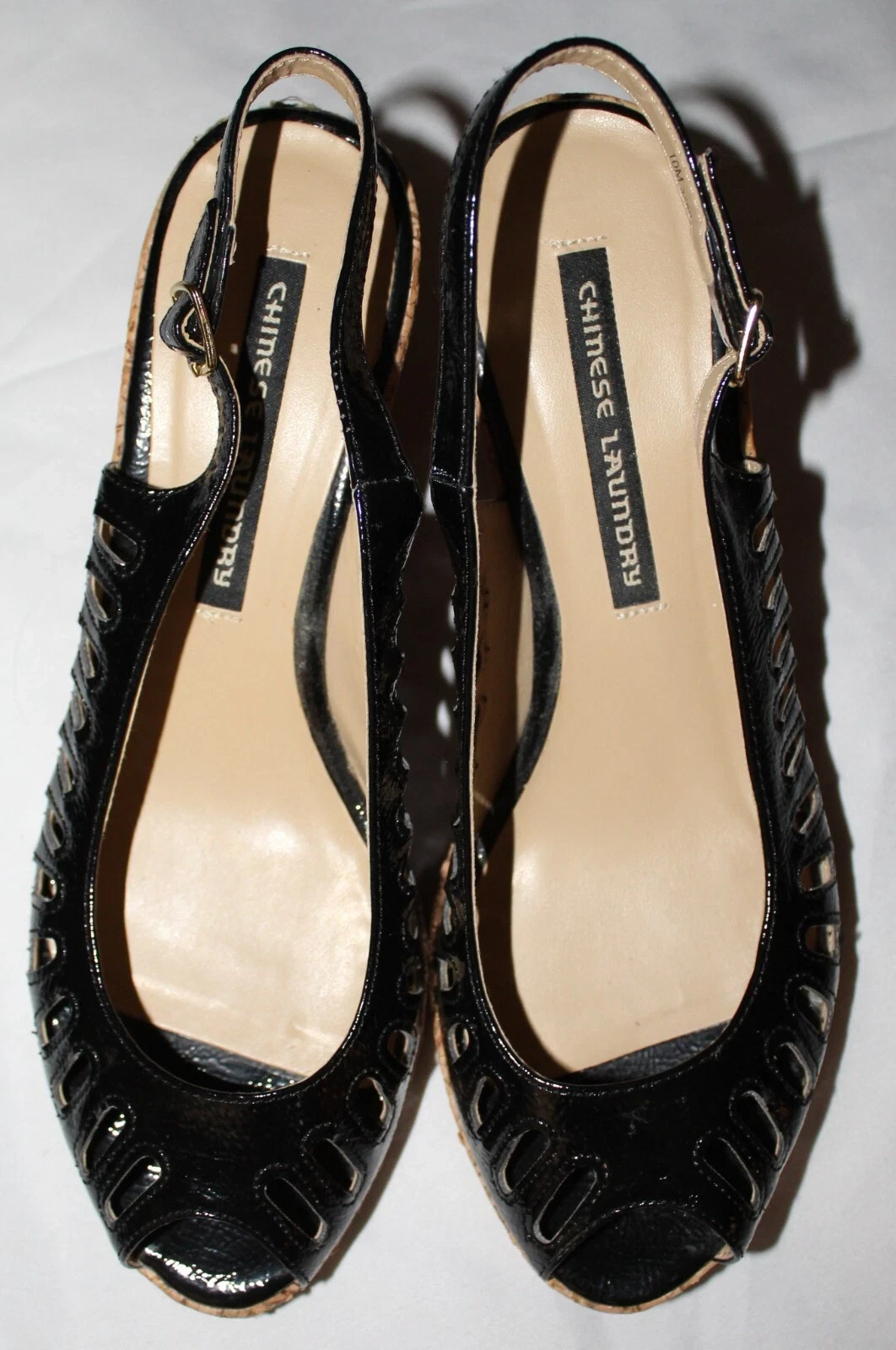 CHINESE LAUNDRY Women’s Dress Shoe 3.5 IN WEDGE HEEL black 10M