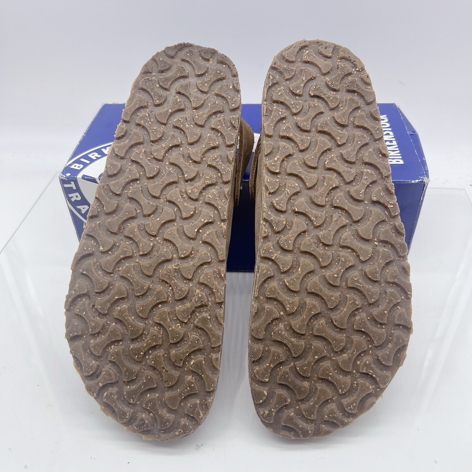 Birkenstock Lutry Clogs Comfort Shoes Premium Taupe Suede EU 41 Wms US 10- 10.5