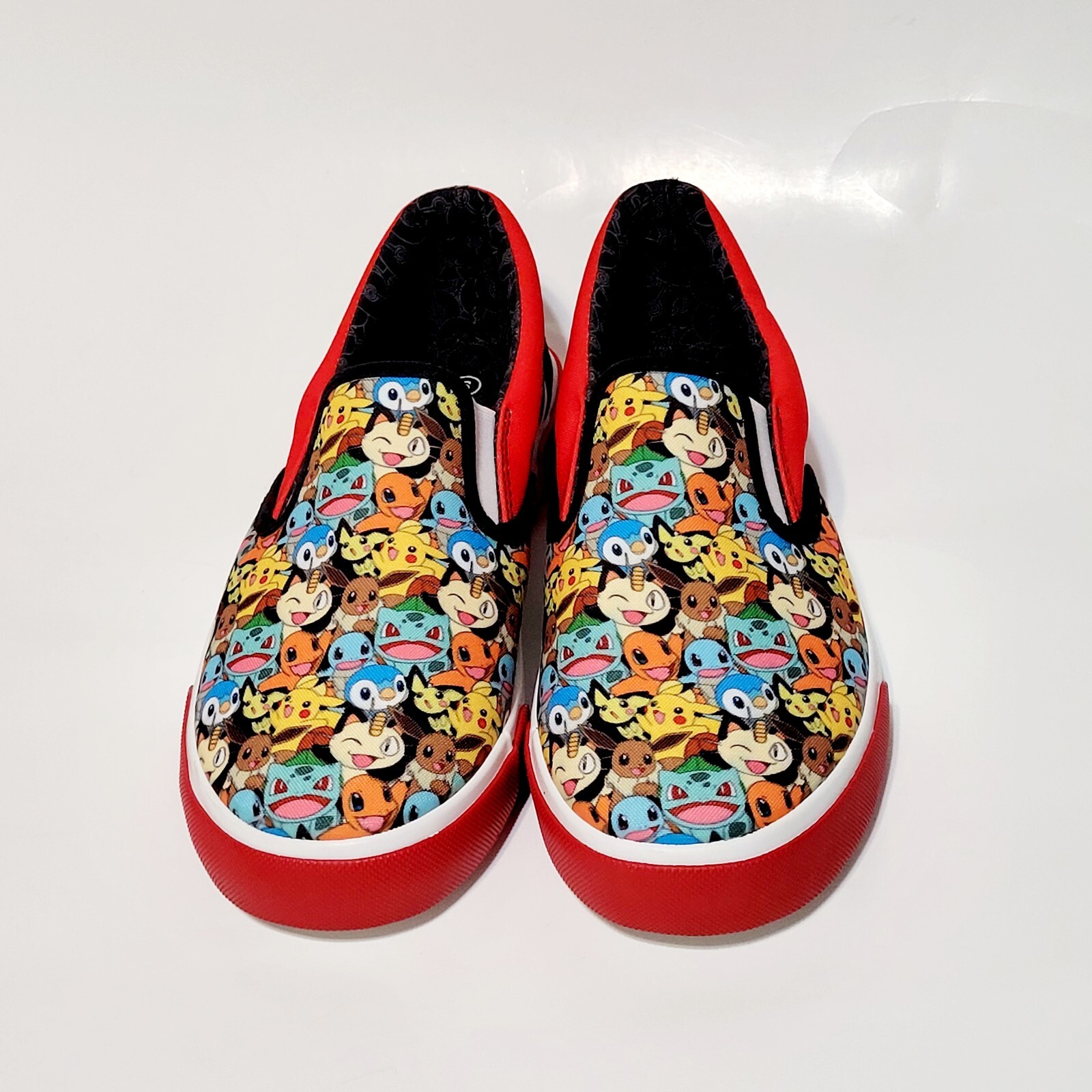 Pokemon Creatures Ground Up Slip On Canvas Loafer Sneaker Shoes Wms 8US 38.5EU