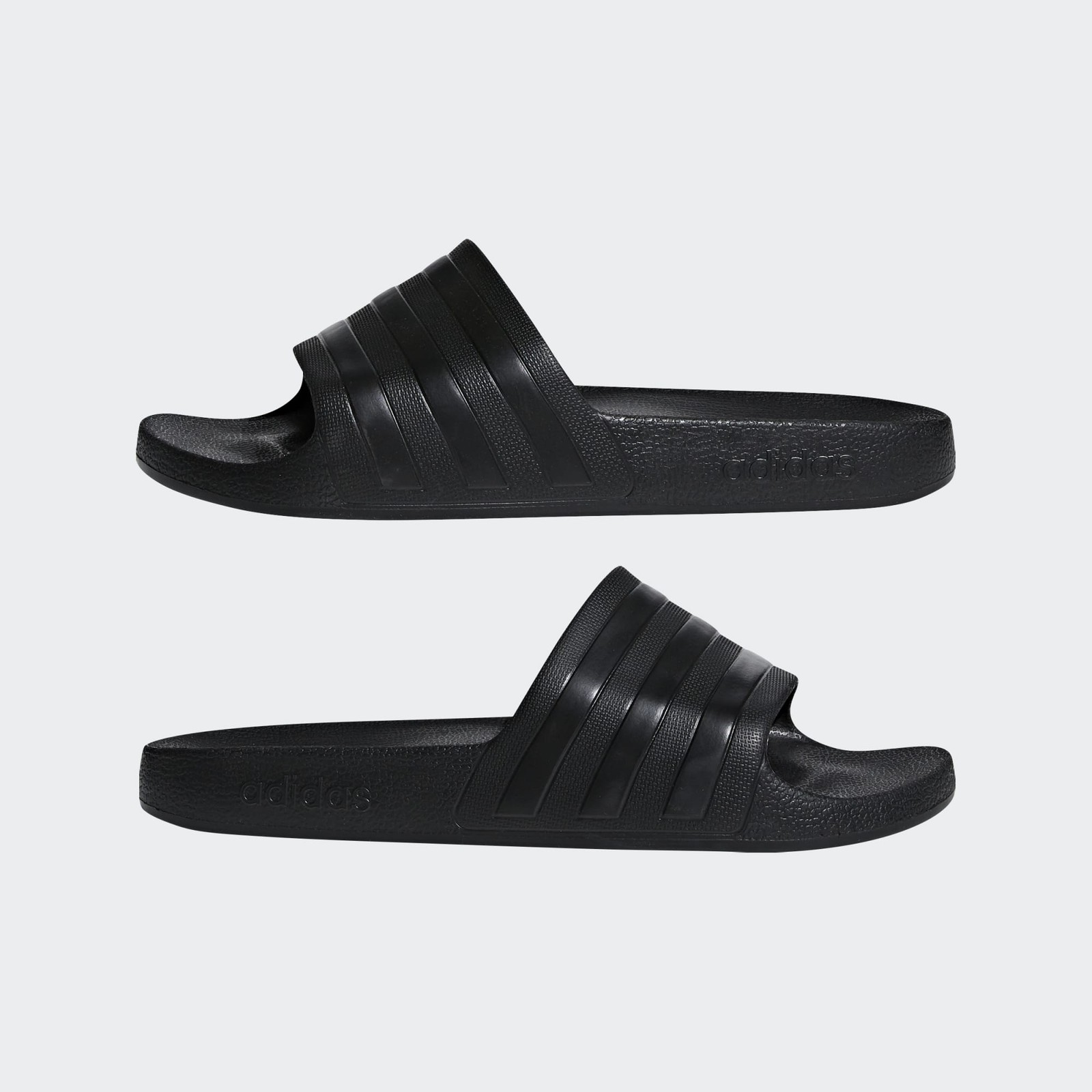 Adidas Adilette Aqua Slides Black Slip On Slides Unisex Adults