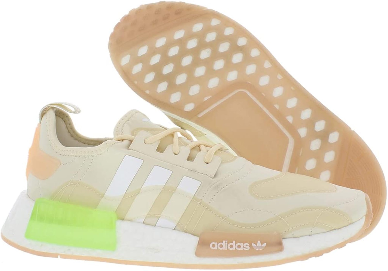 adidas Originals NMD_R1 W Womens Shoes Size 8.5, Color: Wonder White/Cloud White