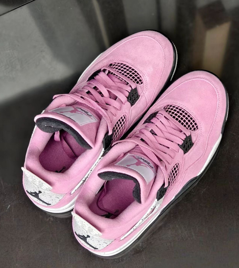 Jordan 4 «Orchid» Retro Basketball sneakers pink Shoes for Unisex Size