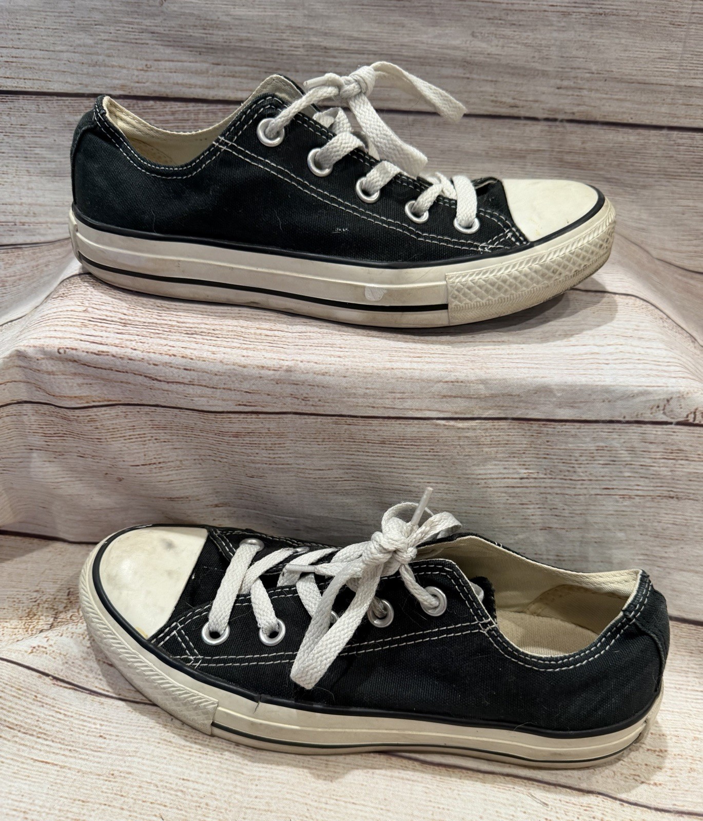 Converse Chuck Taylor All Star Mens 4/Womens 6 Black Low Top Casual Shoes