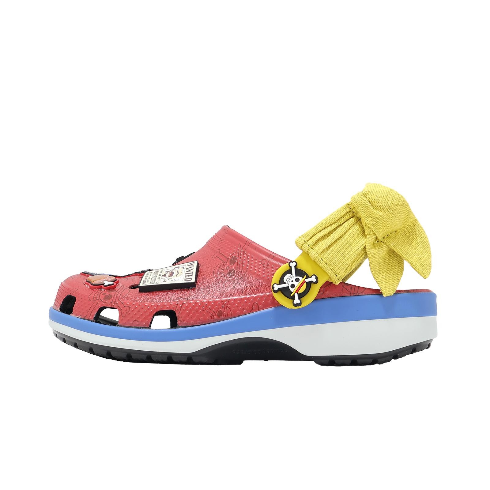 Crocs x One Piece Luffy Classic Clog K Kids Preschool Slip On Sandal 212127-90H