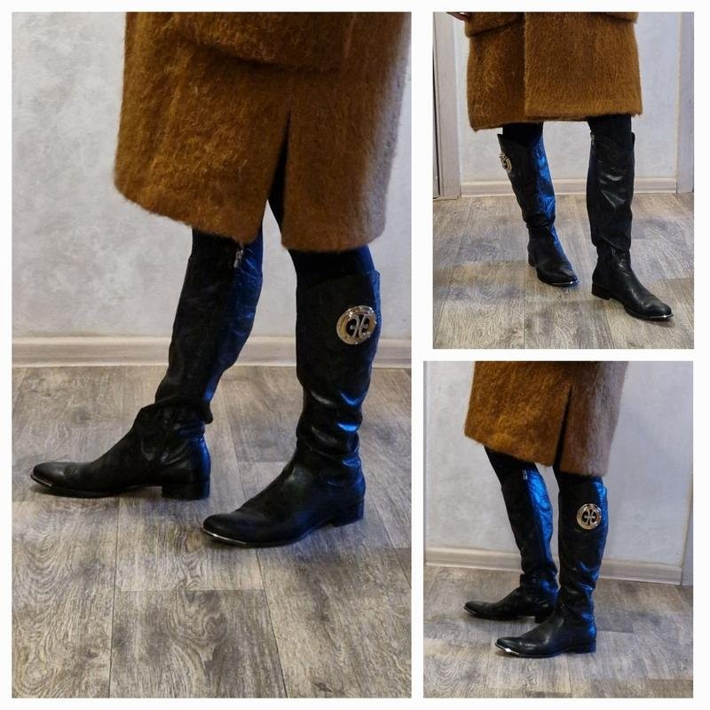 Women Fabi boots black leather 40