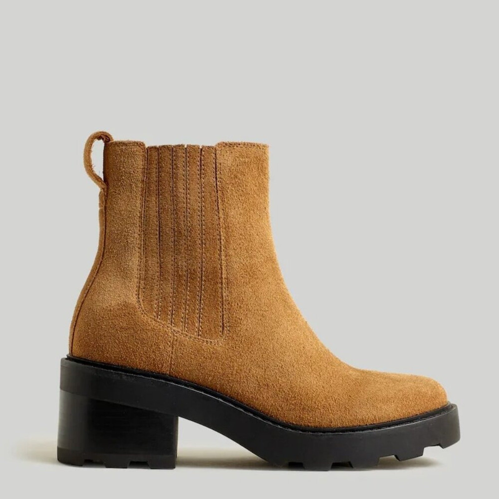 Madewell – The Gwenda Platform Ankle Boot – Toffee – Size 10