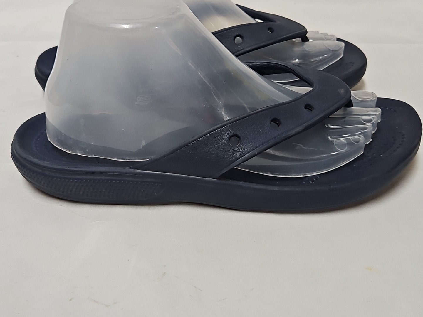 Crocs Baya II Flip Flop Thong Sandals Unisex Navy Blue Women’s Size 9 Men Sz 7