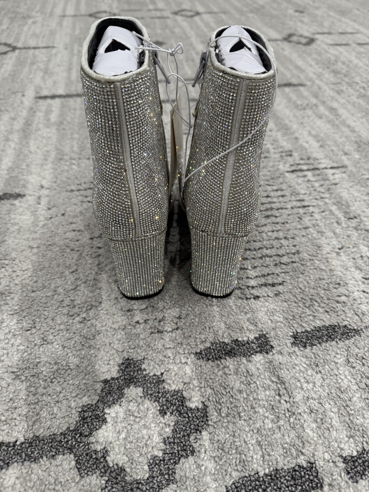 A New Day Women’s Ankle Boots Sparkly Cushioned Ponty Booties Winter