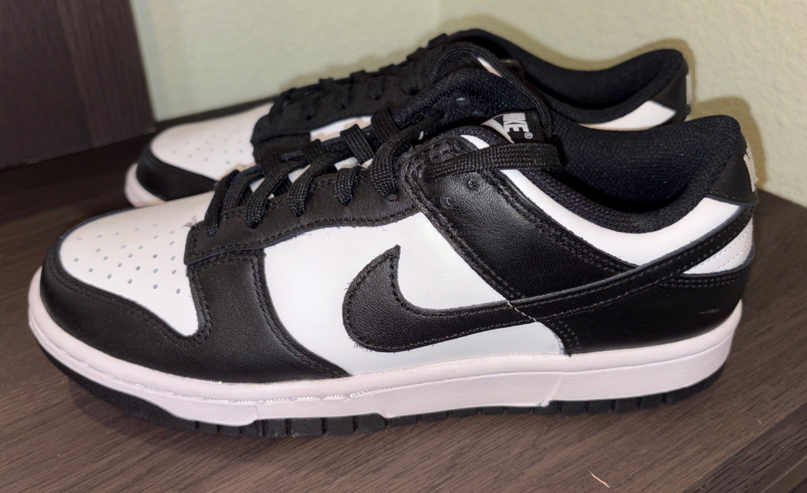 Nike Dunk Low Black White Women’s Sz 7.5 New Without Box
