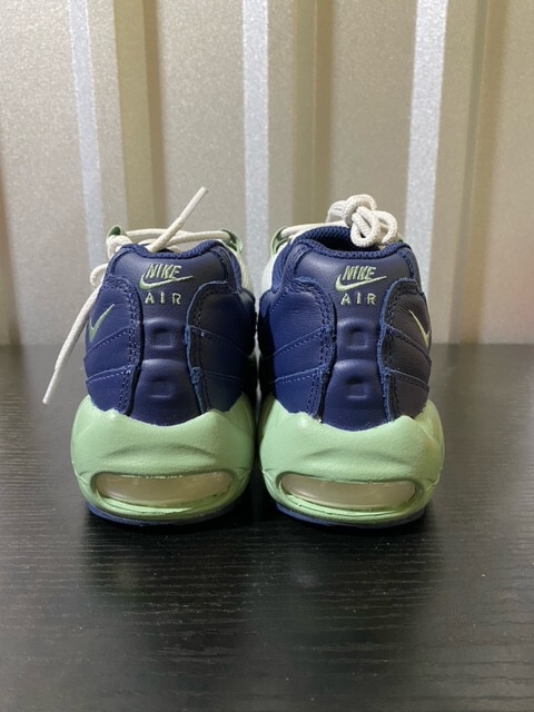 Women’s Nike By You ID NBY Air Max 95 White Blue Mint Green sz 8 Retro Running