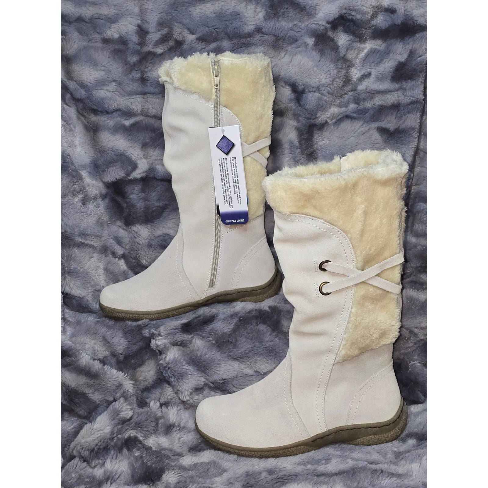 NWT Wanderlust Women’s Norway 11″ Size 6.5 Cream