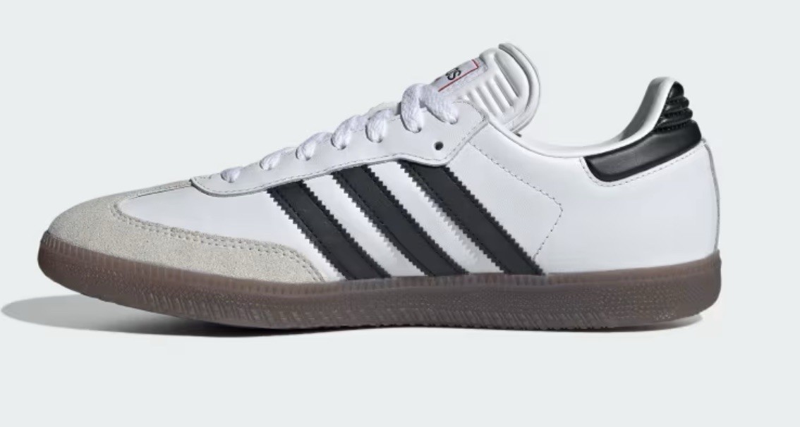 Size 13 adidas Men’s Samba Indoor Soccer White Black Gum Women’s Size 14 Shoes