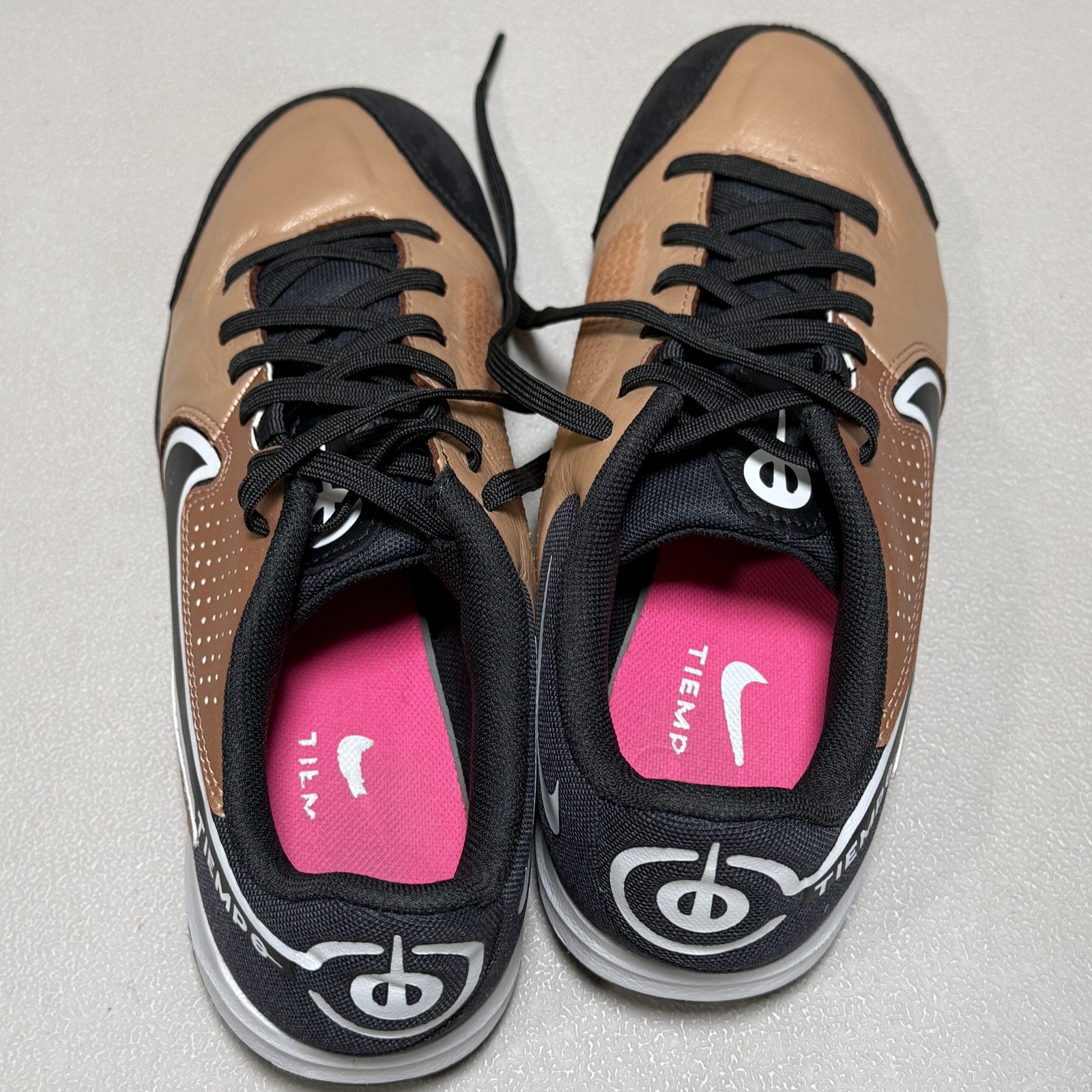 Nike Tiempo Legend 9 Academy IC Women’s Rose Gold Black US 6.5 Indoor Soccer