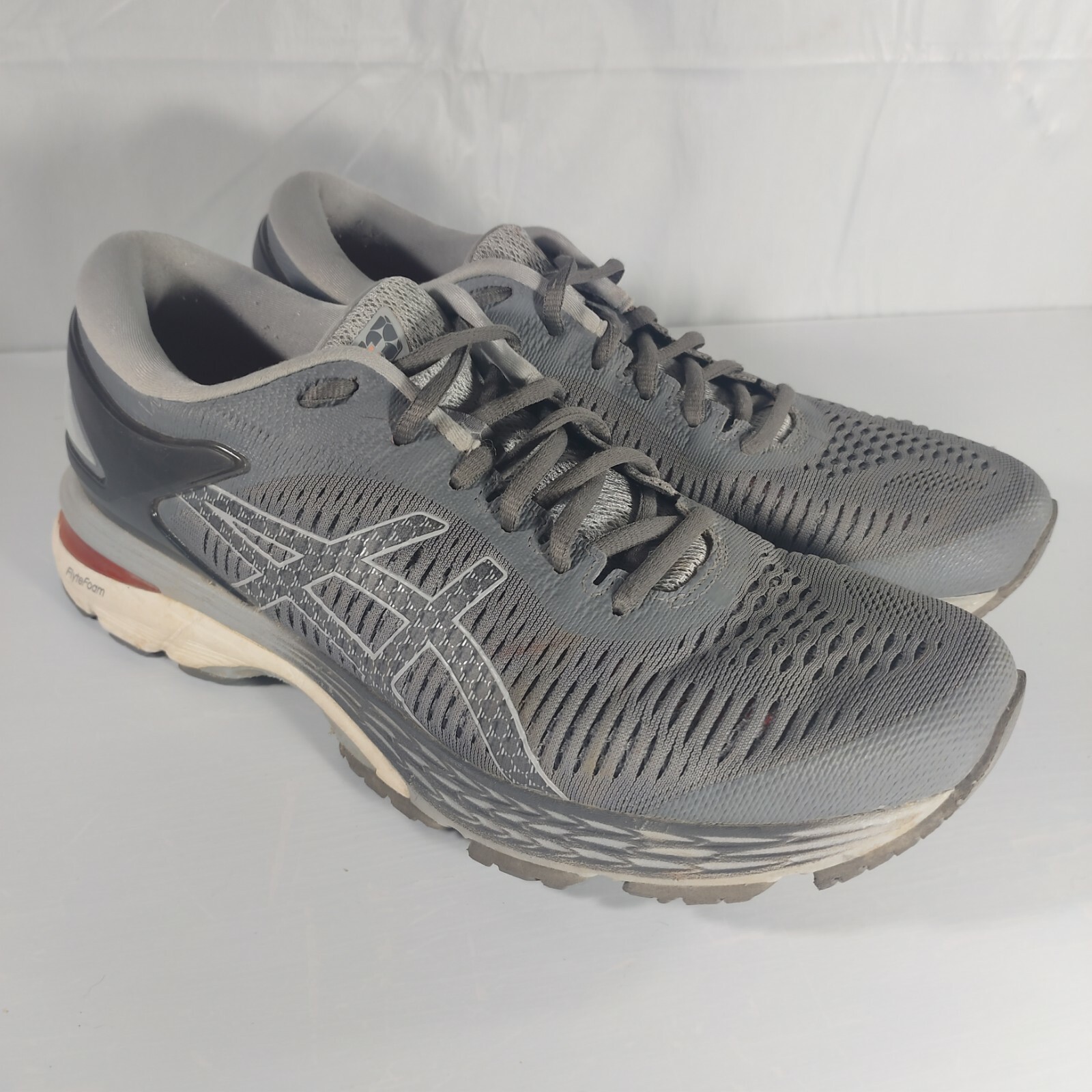 ASICS Womens 9 US Gray Gel-Kayano 25 Running Shoes 1012A026 Sneakers