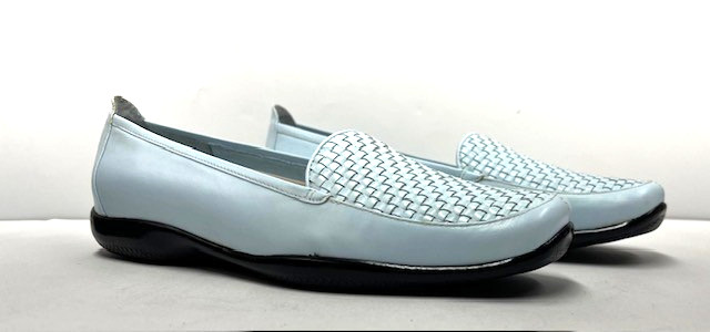 NIB NOS Bellini Light Blue Leather «Belinda» Size 10 Women’s Loafers – Free Ship