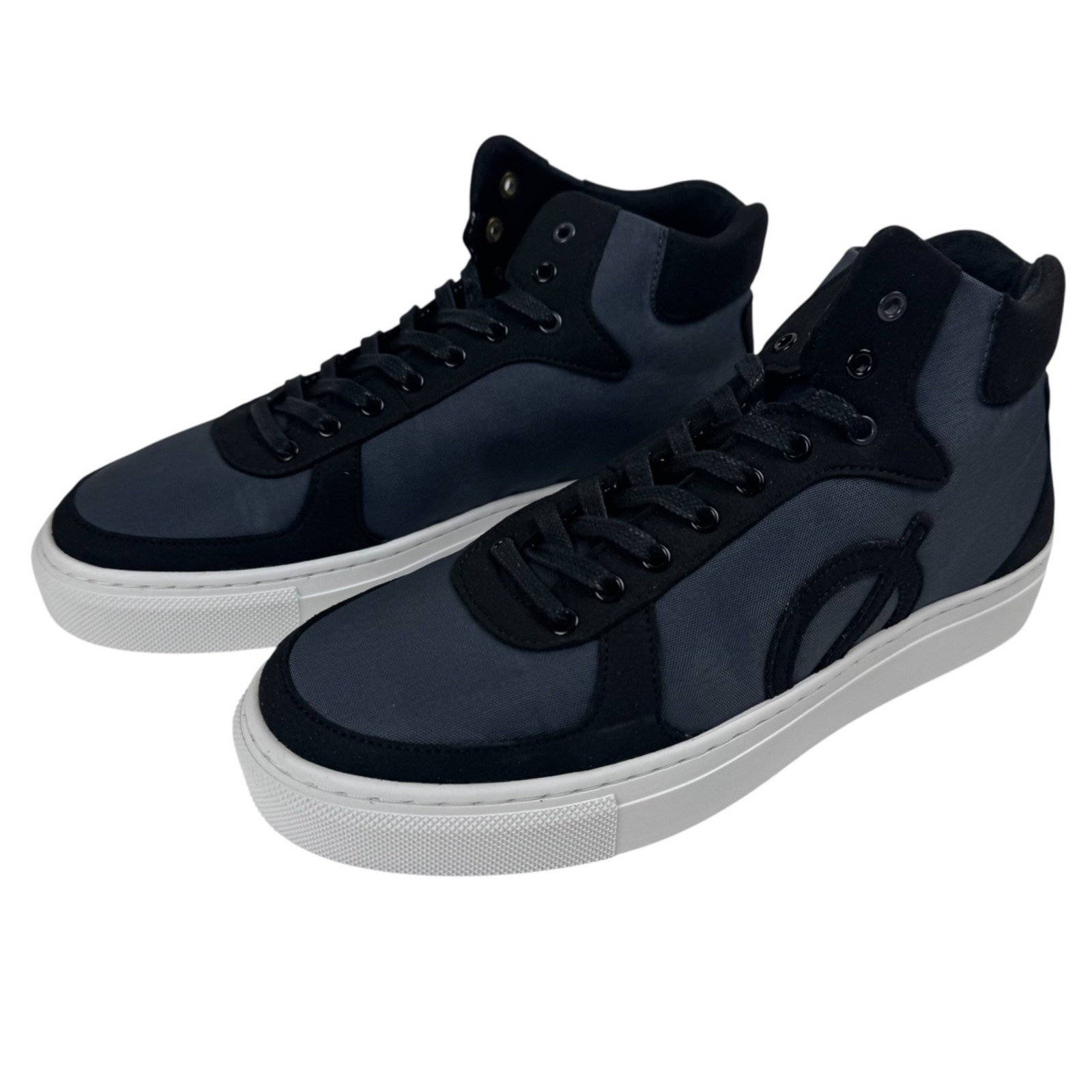 Loci NEW Eleven Black Grey High Top Court Sneakers Unisex EU 39 (Men 7/Women 8)