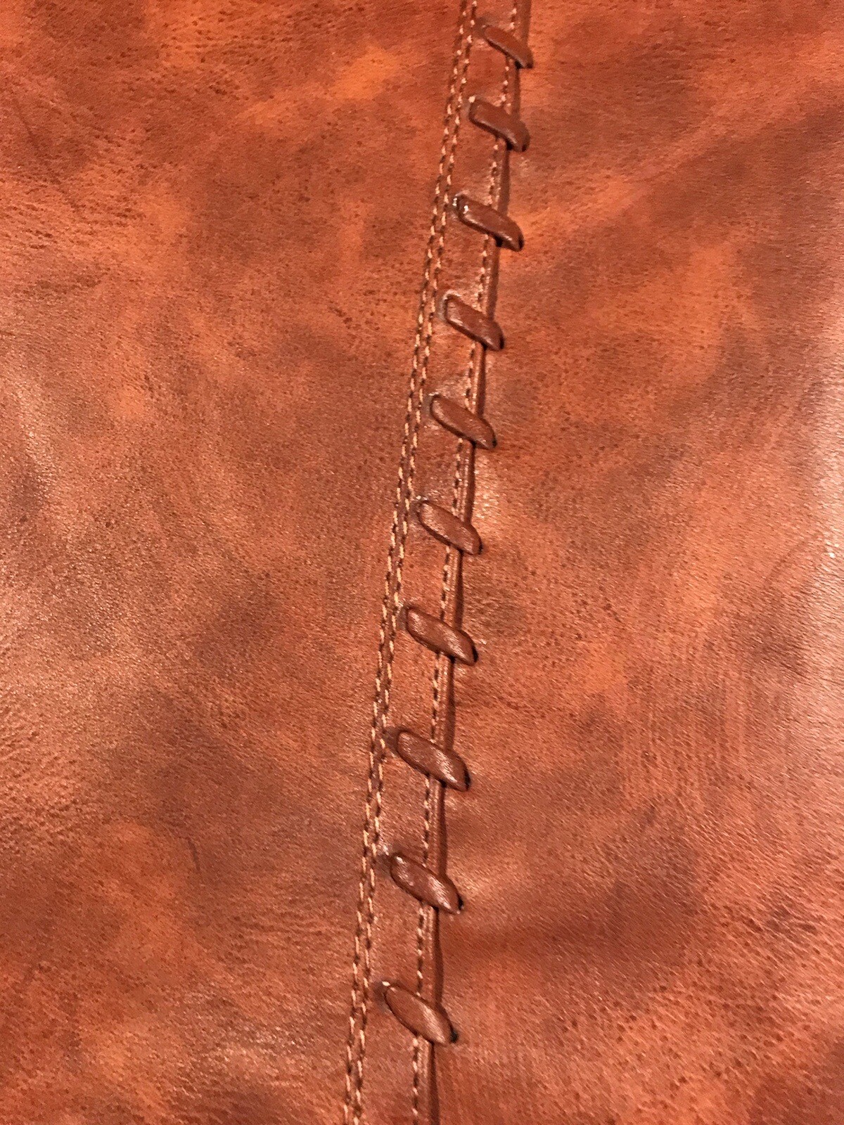 Boots MIA EVERETT Size 10M Brown Whipstitch Tall Riding Fashion Faux Leather
