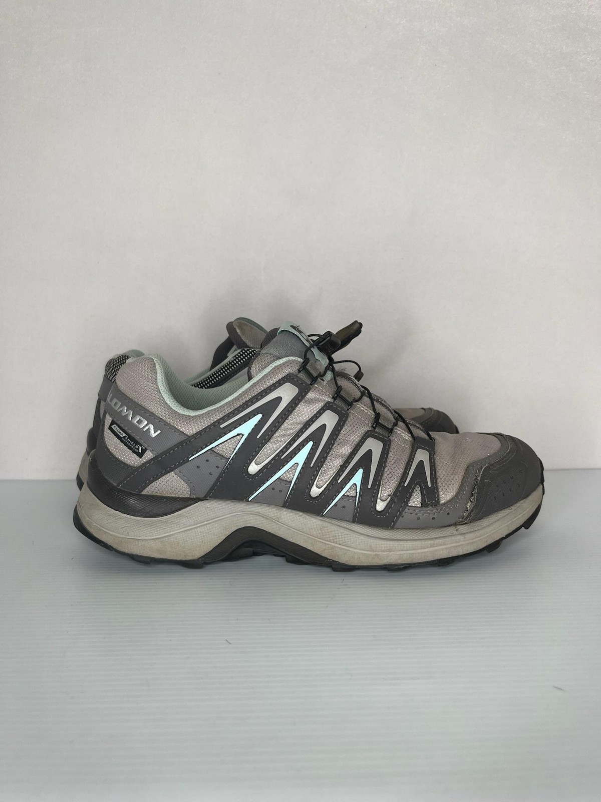 Salomon Shoes Womens Size 9 Gray XA Comp 7 GORE-TEX Trail Hiking Sneakers