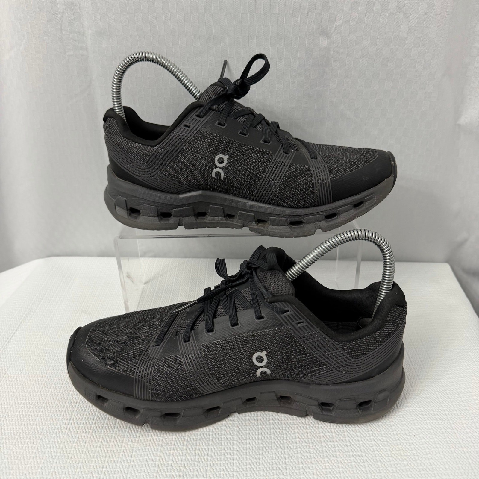 On CloudGo Shoes Womens Size 8 Wide Black Eclipse Running Athletic Sneakers