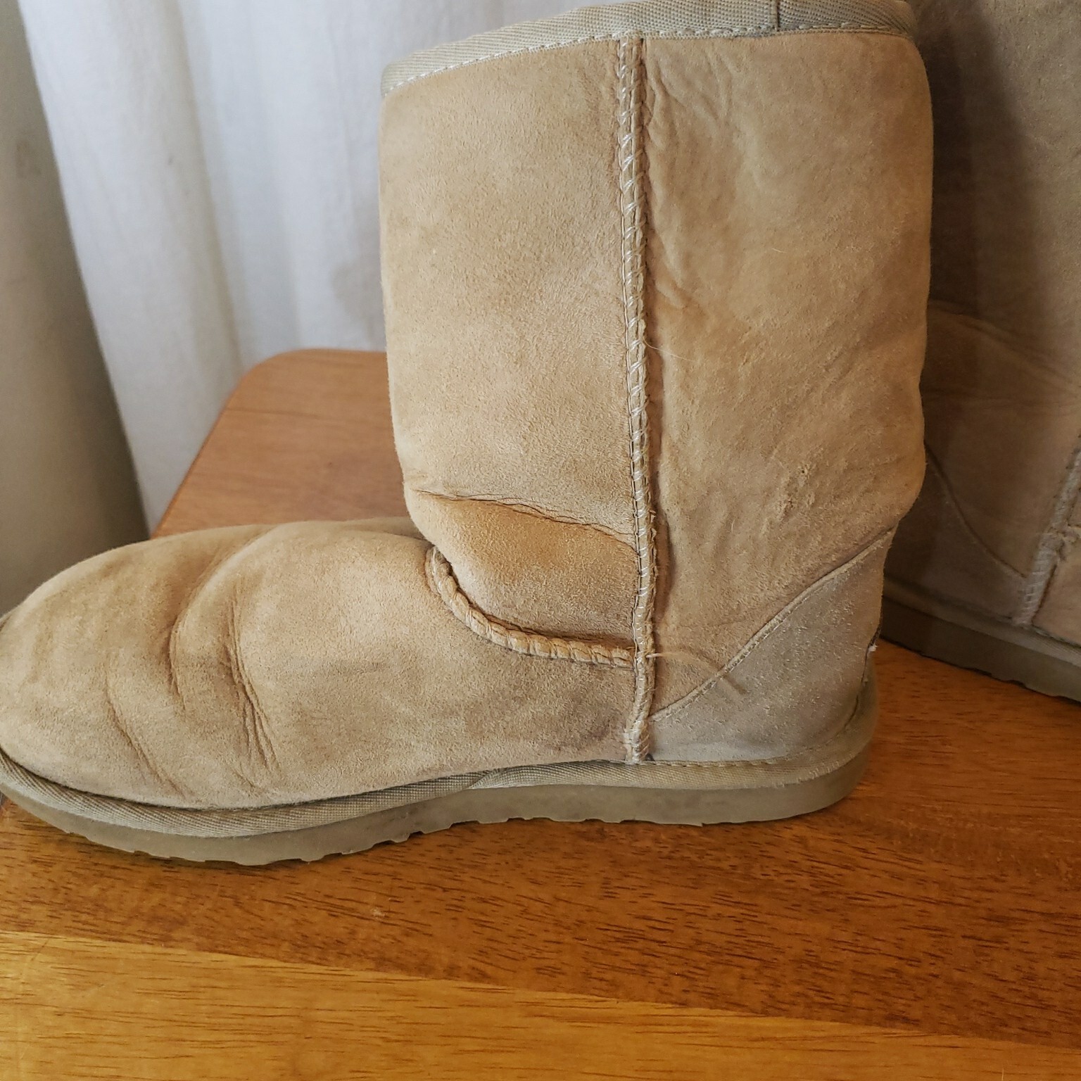 Ugg Boots 7 Left 8 Right Women Light Tan Mismatched Size
