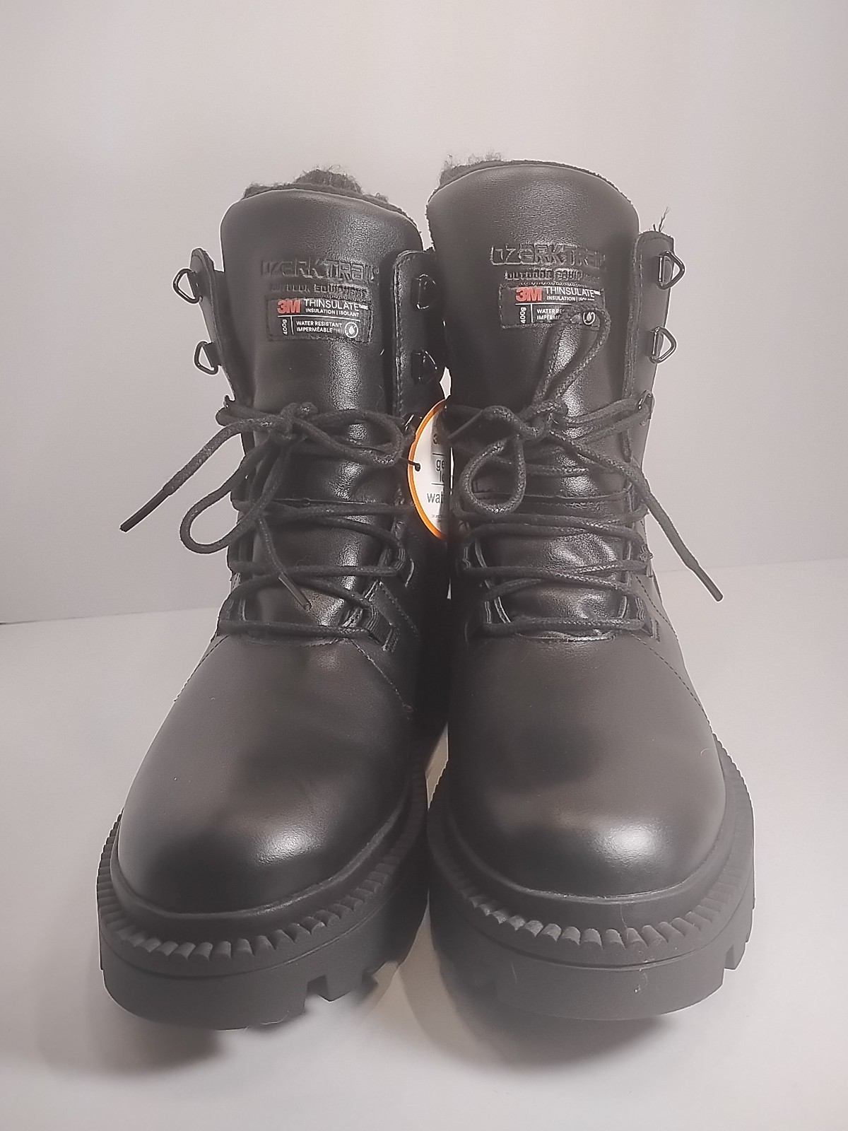 Ozark Trail Women’s Lace Up Black Winter Combat Boots -20F Temp Rated NWT Size 9