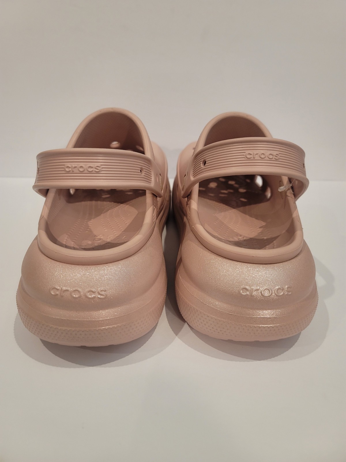 Crocs Unisex – Adult Classic Stacked Clogs Platform, Pink, M11/W12.5 NWOT.