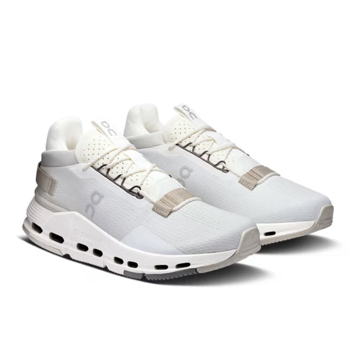 On Running Cloudnova 2 Ice Sand Women’s White Sports Sneaker 3WE30222053