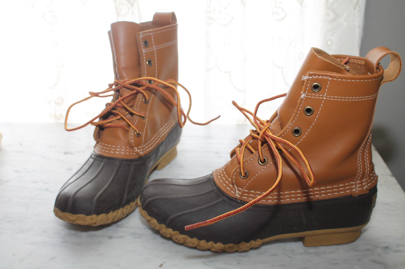 LL Bean Hunting Duck Boots Women’s 6 Narrow Unlined Old Money Ivy Style Preppy