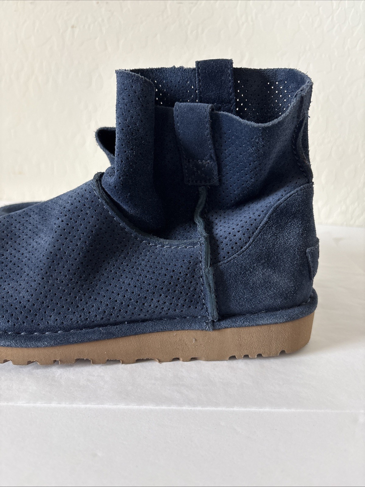 UGG Classic Unlined Mini Perf Boots Blue size 7
